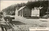 Strömsfors Järnvägsstation. Falkenbergs Järnväg, FJ.