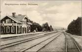 Bergslagernas järnvägsstation i Ställdalen.