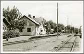 Byggets järnvägsstation.