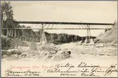 Den ursprungliga järnvägsbron på sträckan Mellansel - Vännäs, vid Björna.