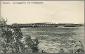 Boden. Järnvägsbron vid Trångforsen.