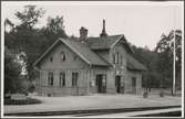 Gössäter järnvägsstation.