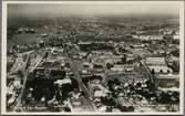 Göteborg stad från ovan. Flygfoto.