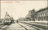 Järnvägsstationen i Hallsberg.