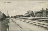 Järnvägsstationen i Hallsberg.