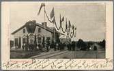 Hidinge järnvägsstation, invigning år 1897.