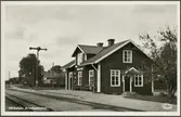 Hällestad järnvägsstation.
