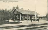 Högsjö järnvägsstation.