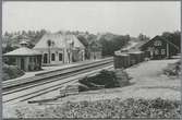 Järna station och bangård vid sekelskiftet.