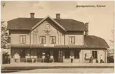 Järnvägsstationen Kimstad.