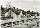 Järnvägsstationen i Kungsängen.