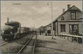 Järnvägsstationen i Landsbro.