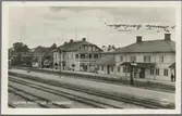 Stationsmiljö vid Ljusdal.