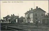 Ljusdals post- och Järnvägsstation.