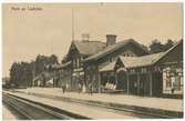 Ludvika station och järnvägshotell.