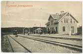 Järnvägsstationen i Lyrestad.