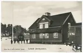 Lycksele, järnvägsstationen.