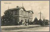 Kalmar-Berga Järnväg, KBJ. Läckeby Järnvägsstation.