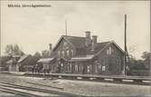 Järnvägsstation i Märsta.