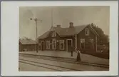 Stationen i Piksborg. Trafikplatsen anlagd 1889.