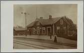 Stationen i Piksborg. Trafikplatsen anlagd 1889.