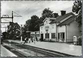 Järnvägsstationen i Rimbo.