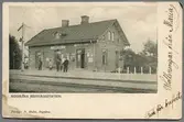 Rogslösa station omkring sekelskiftet.