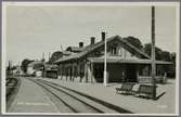 Ryd station sedd från spårsida.