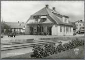 Järnvägsstationen i Tidaholm.