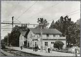 Järnvägsstationen i Tierp. Statens Järnvägar, SJ D 328.