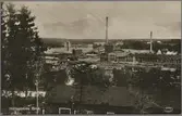 Vy över Håverud med fabriksområde.
