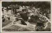 Flygfoto över Stentry skifferbrott i Grythyttan.
