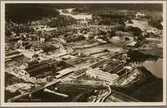 Flygfoto över Hofors.