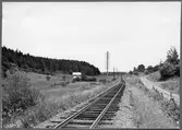 Linjen Forsaström - Åtvidaberg. Vid Dunketorp foto år 1962.