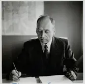 Personal på järnvägsbyrån i Västervik.