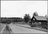 Järnvägsstation i Hjorted.