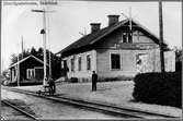 Skärkind station vid sekelskiftet.