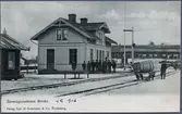 Järnvägsstationen i Bersbo.