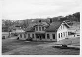 Åtvidabergs station efter att smalspåret har blivit upprivet.