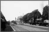 Klippan järnvägsstation. Helsingborg - Hässleholms Järnvägar, HHJ L3 14, tillverkat 1900 av Nohab. Det skrotades 1939.