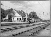 Sandviken Järnvägsstation.
Gävle - Dala Järnväg, GDJ Xm 423 och GDJ Xm 424.