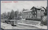 Vykort med motiv från Hagfors station.