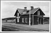 Järnvägsstationen i Häradshammar.