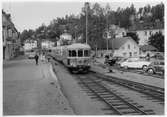Lions extra tåg på linjen Valdemarsvik och Norrköping Ö. Sista dagens persontåg ankommer Valdemarsvik.