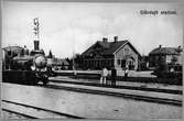 Västergötland - Göteborgs Järnväg, VGJ lok 9 vid Gårdsjö station.