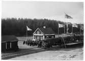 Invigning av Rumskulla station.
