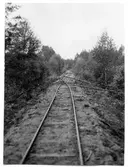 Pågående upprivning av Vimmerby – Ydrebanan.