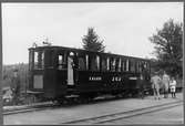 Jönköping-Gripenbergs Järnväg, JGJ motorvagn 1. Ombyggd från personvagn i egen verkstad 1924.