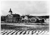 Åseda station. Växjö - Åseda - Hultsfreds Järnvägar, WÅHJ lok 4 