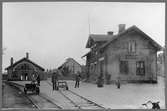 Ekedalens station vid sekelskiftet.